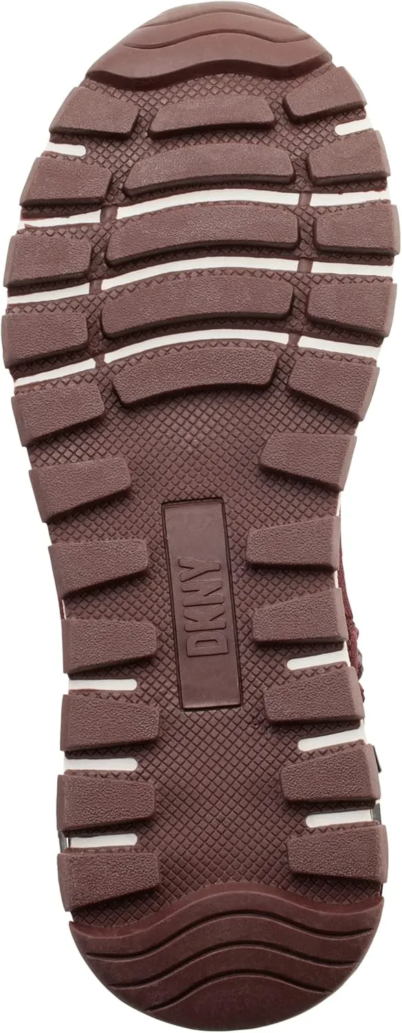 DKNY Women's High Top Slip-On Wedge Sneaker