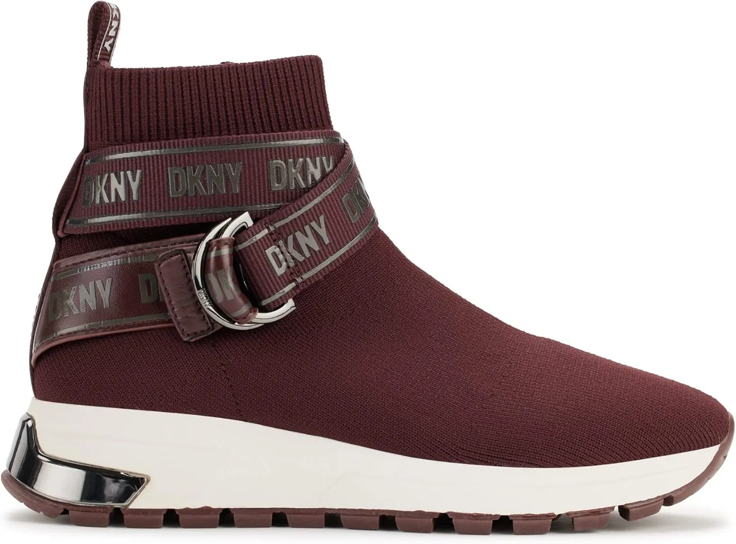 DKNY Women's High Top Slip-On Wedge Sneaker