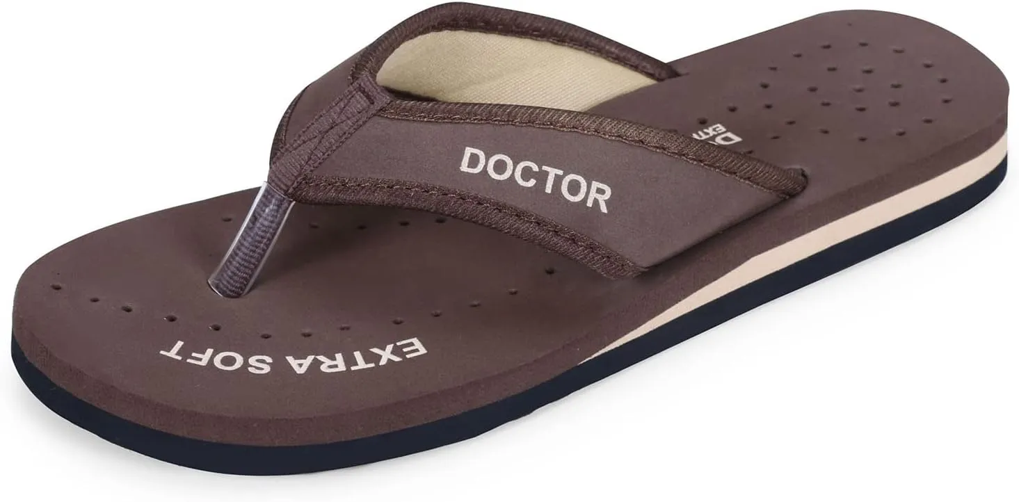 Doctor Slippers for Women Orthopedic Diabetic Pregnancy Non Slip Lightweight Comfortable Flat Casual Stylish Dr Chappals and House Flip flops For Ladies and Girl’s D-22