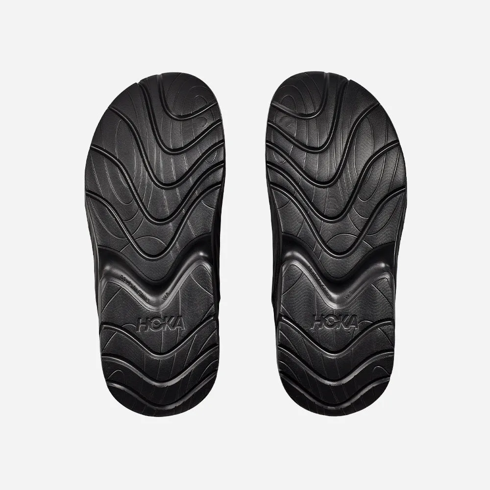 Dép Quai Ngang Unisex HOKA Ora Recovery Mule - Đen