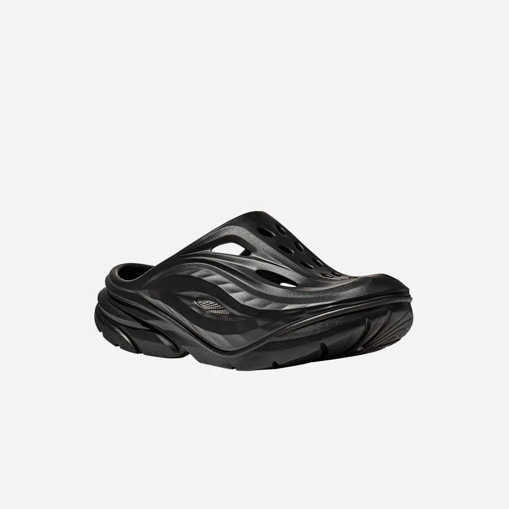 Dép Quai Ngang Unisex HOKA Ora Recovery Mule - Đen