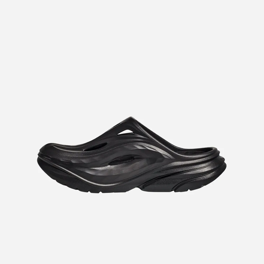 Dép Quai Ngang Unisex HOKA Ora Recovery Mule - Đen