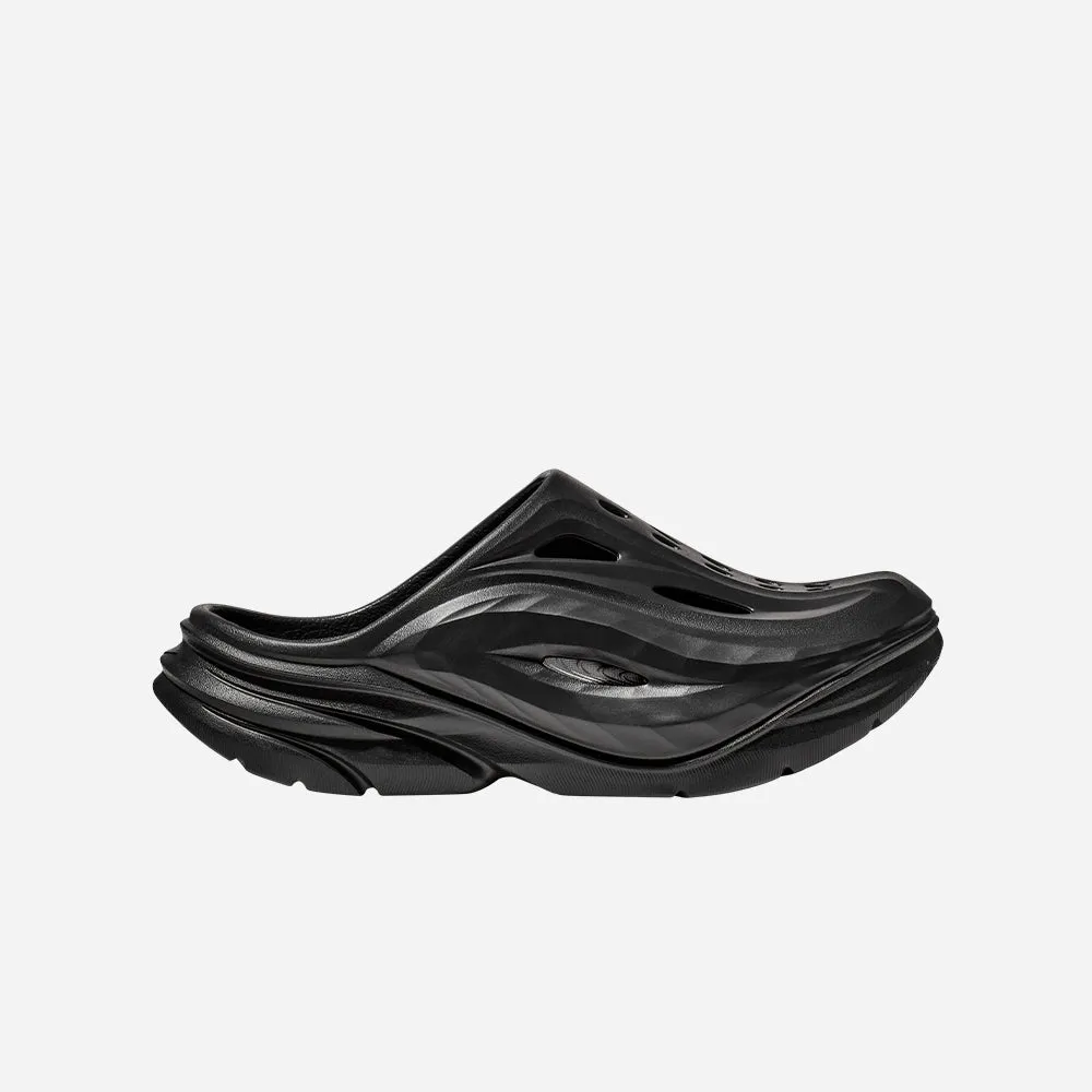 Dép Quai Ngang Unisex HOKA Ora Recovery Mule - Đen