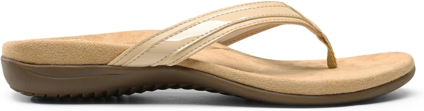 DREAM PAIRS Women's Flip Flops Arch Support Comfortable Soft Cushion Walking Thong Sandals for Summer Beach