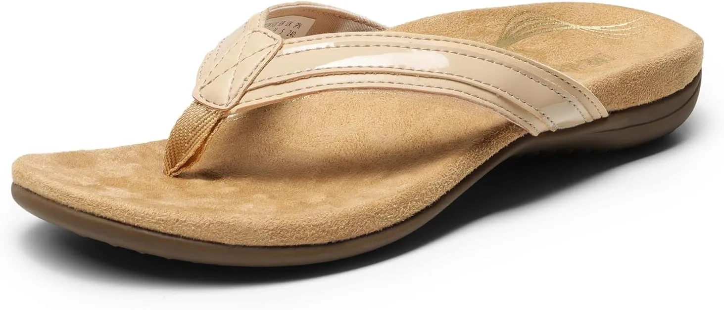 DREAM PAIRS Women's Flip Flops Arch Support Comfortable Soft Cushion Walking Thong Sandals for Summer Beach