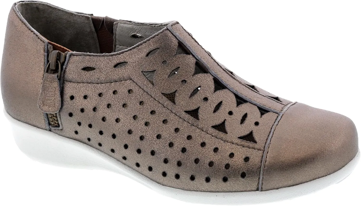 Drew Metro Women's Slip On Orthopedic Shoe Taupe Dusty Leather - 10 W-Wide