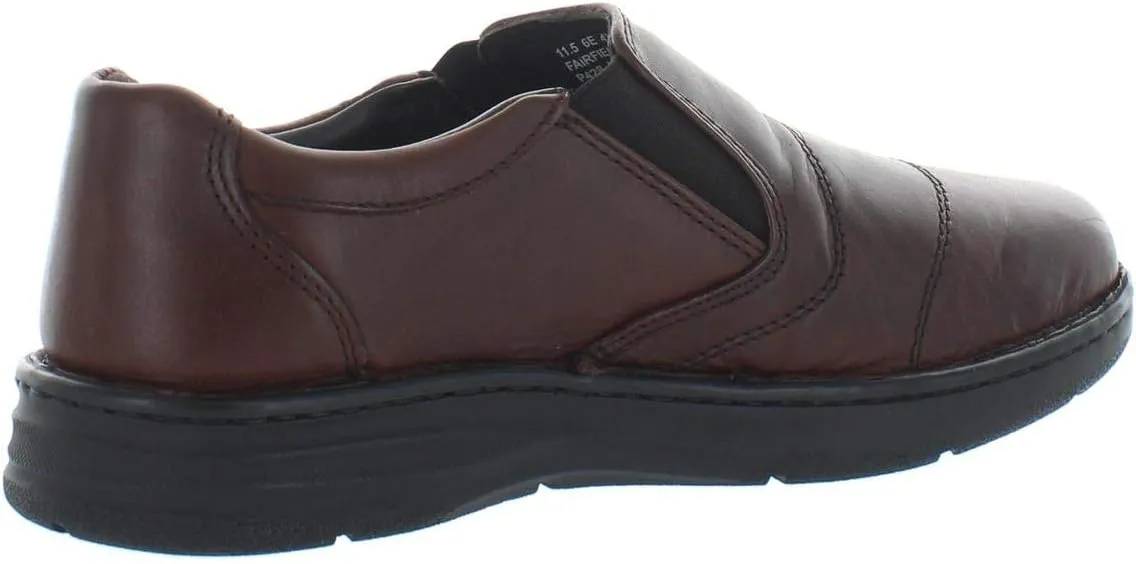 Drew Shoes Fairfield - Men's Therapeutic Diabetic Extra Depth Shoe Leather Slip-on