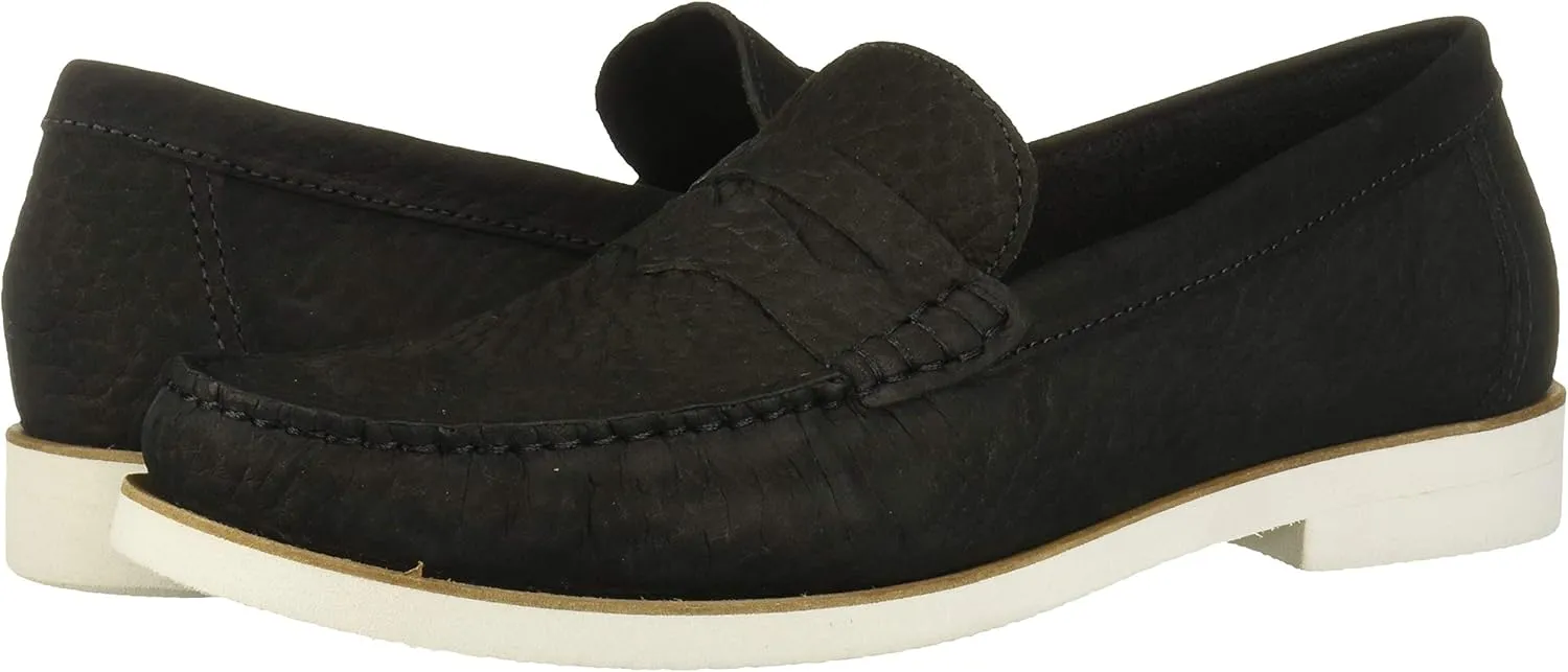 Driver Club USA Men's Leather Made in Brazil Rubber Sole Penny Loafer