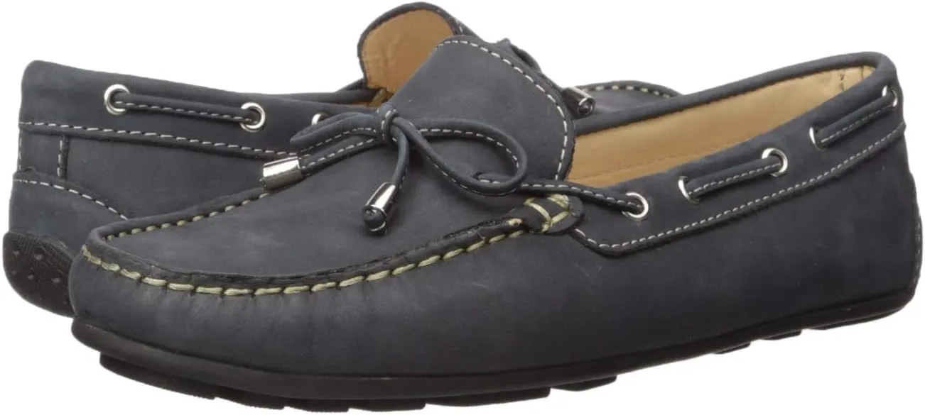 Driver Club USA Women's Leather Made in Brazil Nantucket 2.0 Tiebow Driver Moc Loafer