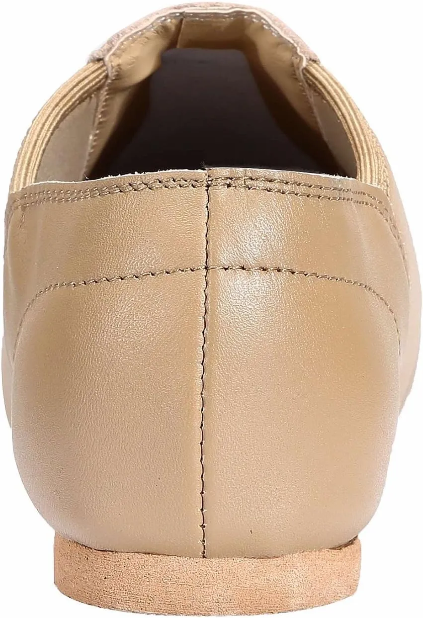 Dynadans Women's Leather Upper Slip-on Jazz Shoe