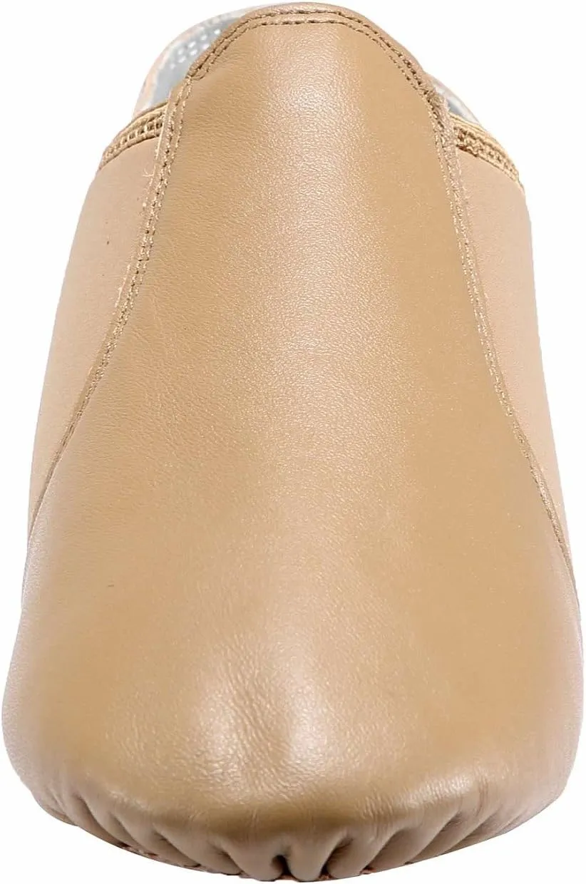 Dynadans Women's Leather Upper Slip-on Jazz Shoe
