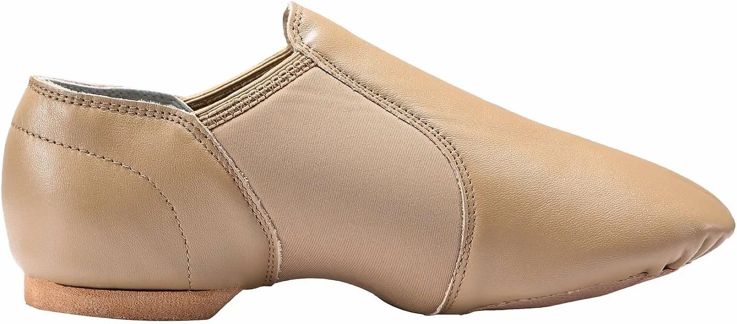 Dynadans Women's Leather Upper Slip-on Jazz Shoe