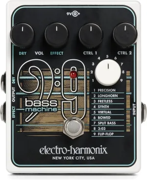 Electro-Harmonix BASS9 Bass Machine Pedal