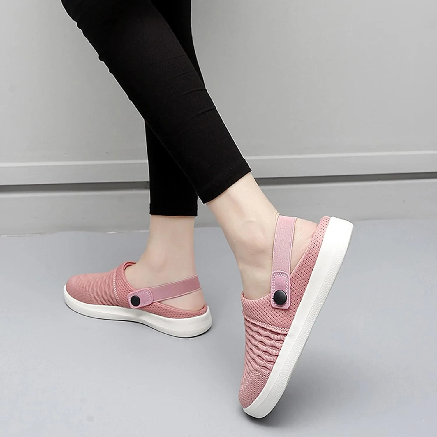 Eliogn Platform Clogs Slip On Slides Shoes Beach Sandals Gardener Clog Hight Heels Mule Slippers Garden Shoes Outdoor Sports Sandals