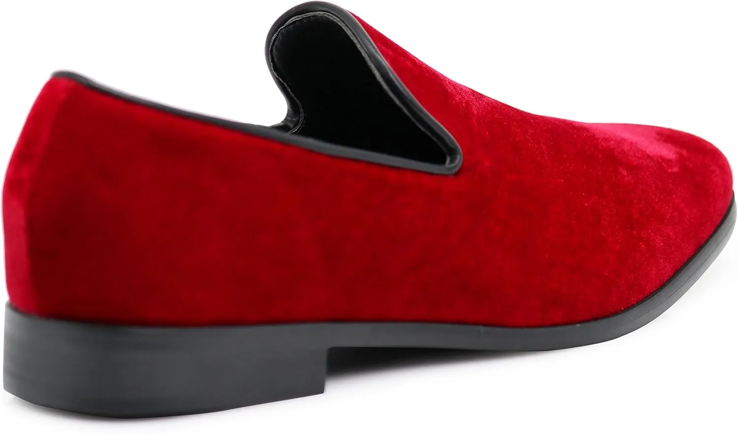 Enzo Romeo Men's Fashion Formal Tuxedo Slip On Loafer Velvet Dress Shoes SKO03