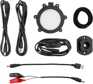 Eskimo® E-Hub™ Shelter Light Kit, Shelters, Black, USB Type A, Alligator Clips, Locking Connection, E-Hub System, 44834