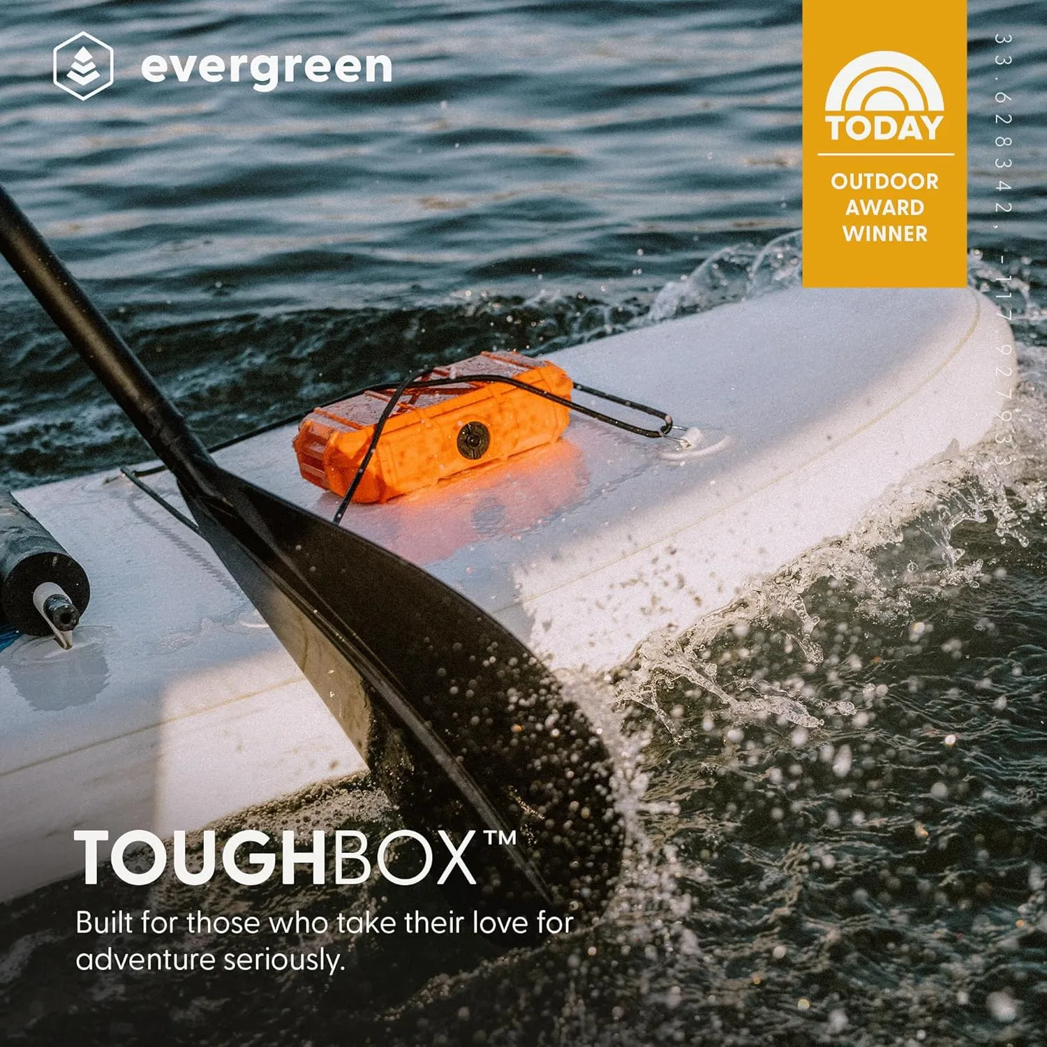 Evergreen 56 ToughBox - EDC Dry Box Protective Case USA Made for Organization of Cameras, Phones, Camping, Fishing, Hiking, Water Sports (Green)