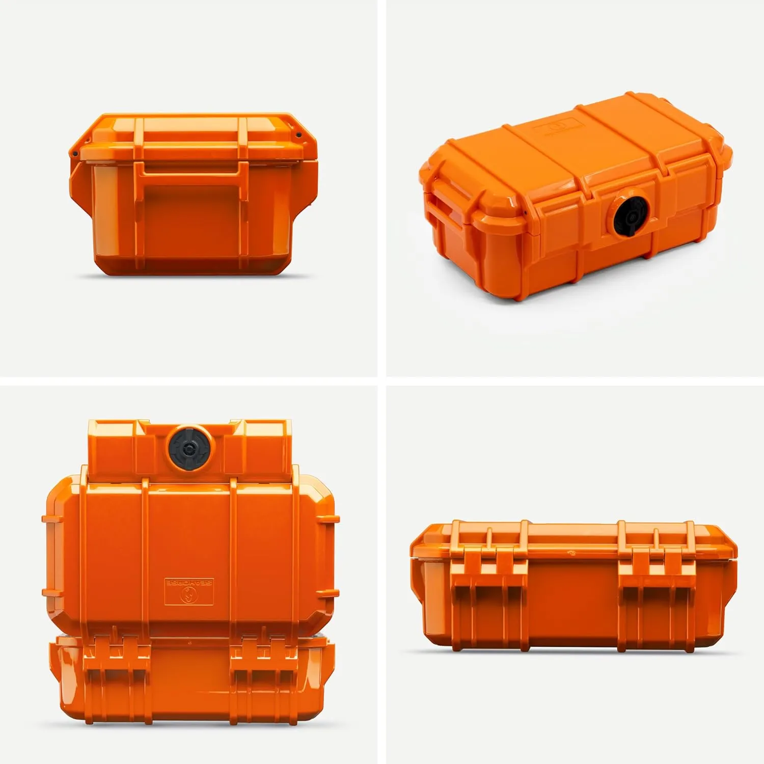 Evergreen 57 Waterproof Dry Box Protective Case - Travel Safe/Mil Spec/USA Made - for Cameras, Phones, Ammo Can, Camping, Hiking, Boating, Water Sports, Knives, & Survival (Orange)