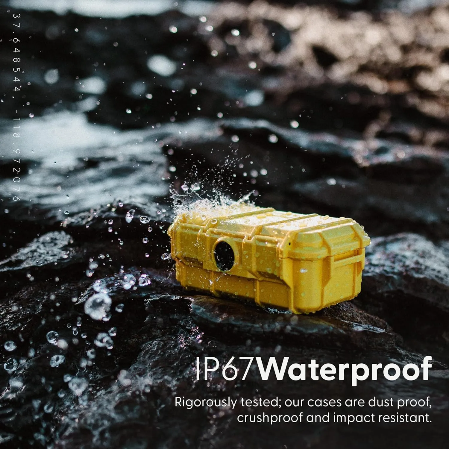 Evergreen 57 Waterproof Dry Box Protective Case - Travel Safe/Mil Spec/USA Made - for Cameras, Phones, Ammo Can, Camping, Hiking, Boating, Water Sports, Knives, & Survival (Orange)