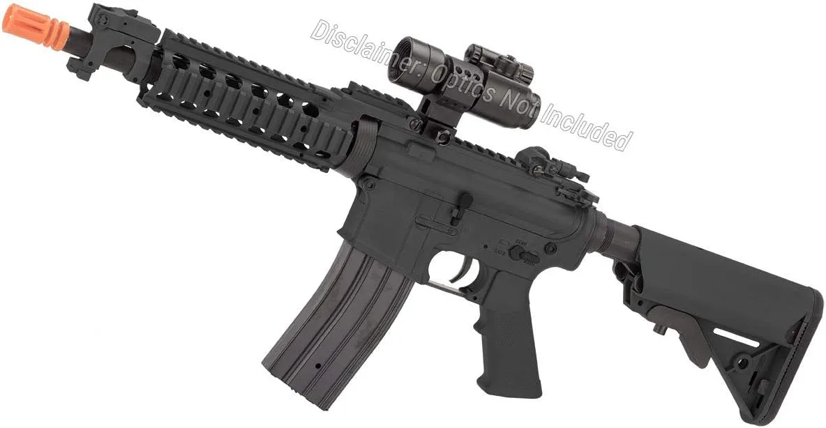 Evike Airsoft - Matrix Goliath Sportline M4 CQB RIS II AEG w/Lipo Ready Gearbox (Color: Black)