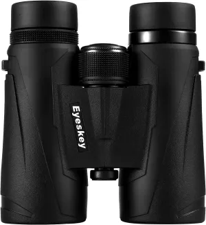 Eyeskey 10x42 Professional Waterproof Binoculars, Best Choice for Travelling, Hunting, Sports Games and Outdoor Activities, Extremely Clear and Bright