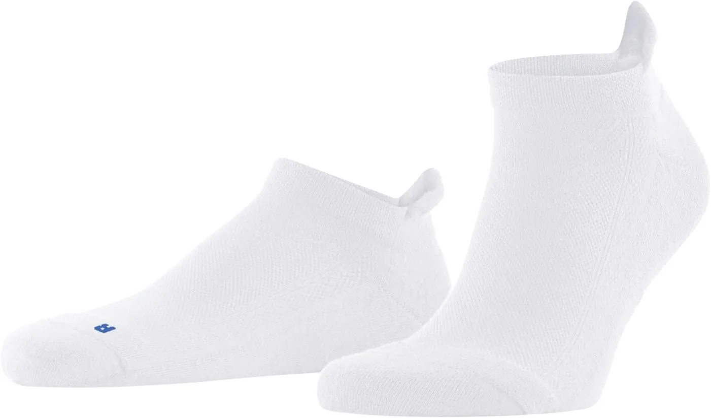 FALKE Unisex Cool Kick Sneaker Socks, White (White 2000), 3-4