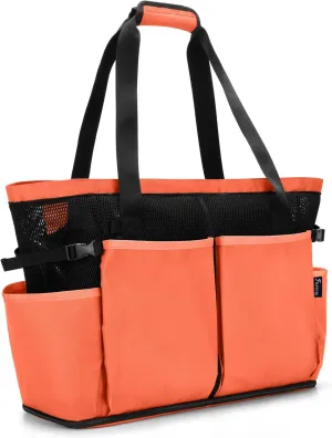 Fasrom Oversized Mesh Tote Bag with Zipper Bottom, Extra Large Beach or Pool Trip (Patent Design)