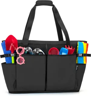 Fasrom Oversized Mesh Tote Bag with Zipper Bottom, Extra Large Beach or Pool Trip (Patent Design)