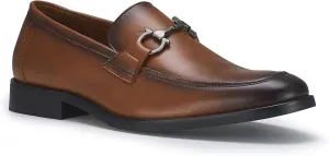 Ferro Aldo Demitri MFA19683 Classic Moc-Toe Penny Loafers with Decorative Buckle