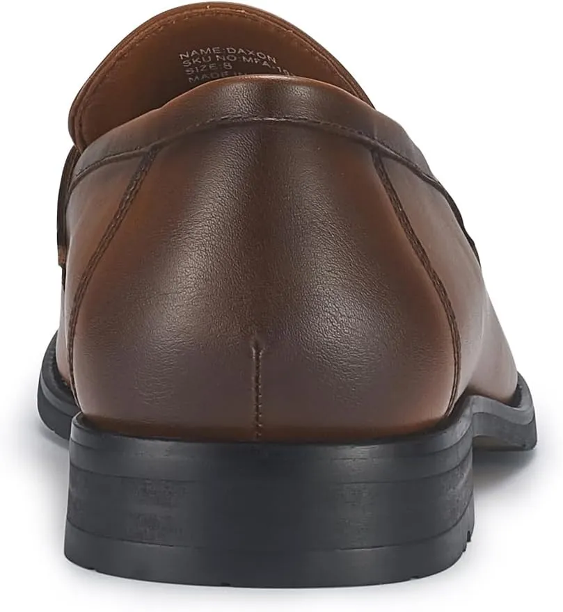 Ferro Aldo Demitri MFA19683 Classic Moc-Toe Penny Loafers with Decorative Buckle