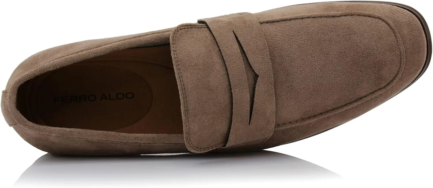 Ferro Aldo Dylan MFA19671 Classic Moc-Toe Penny Loafers for Men
