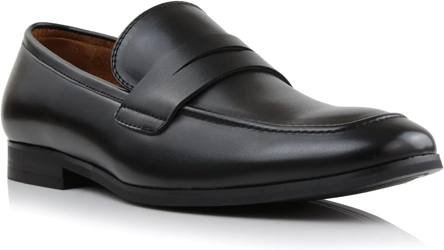 Ferro Aldo Dylan MFA19671 Classic Moc-Toe Penny Loafers for Men