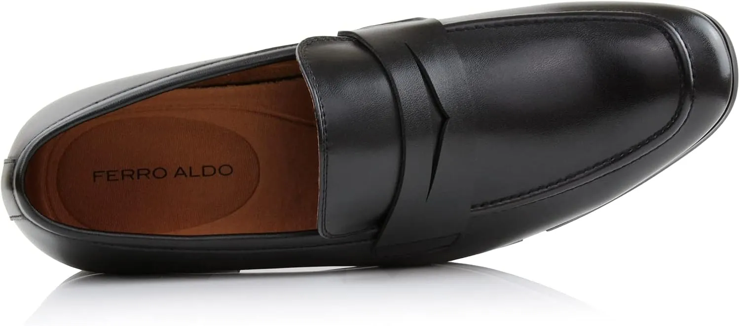 Ferro Aldo Dylan MFA19671 Classic Moc-Toe Penny Loafers for Men
