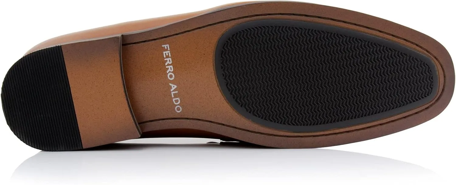 Ferro Aldo Dylan MFA19671 Classic Moc-Toe Penny Loafers for Men
