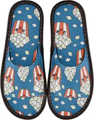 Fisyme Slippers for Women Men Slip-On Open Toe Indoor Outdoor House Shoes Home Slipper