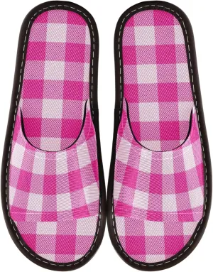 Fisyme Slippers for Women Men Slip-On Open Toe Indoor Outdoor House Shoes Home Slipper