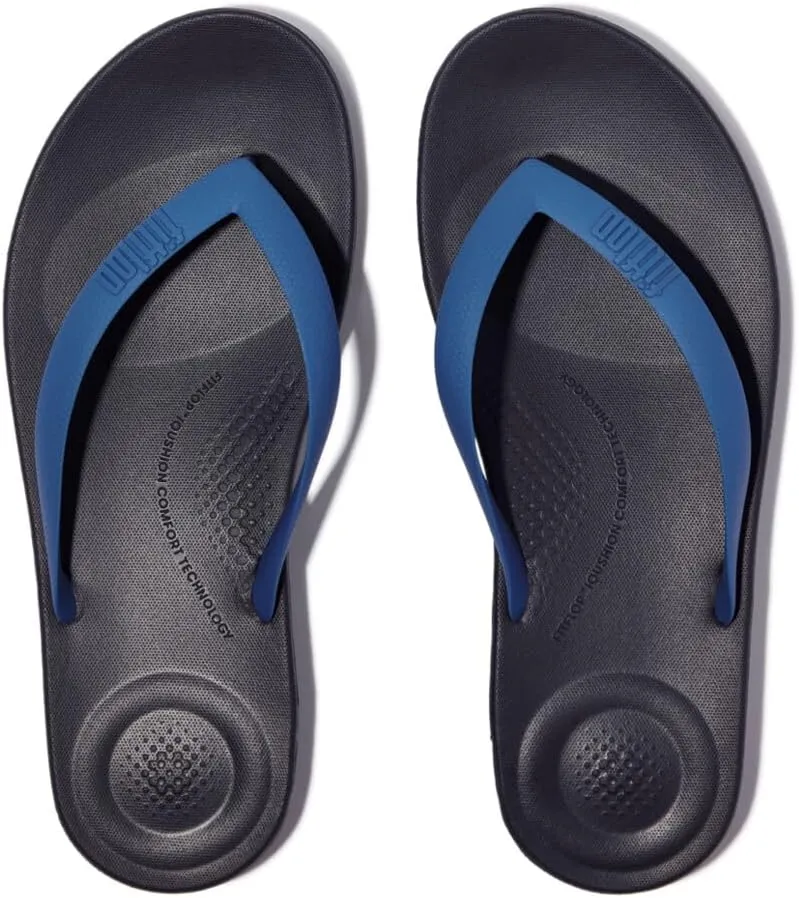 FitFlop Men's Iqushion Ergonomic Flip-Flops, Women US 16