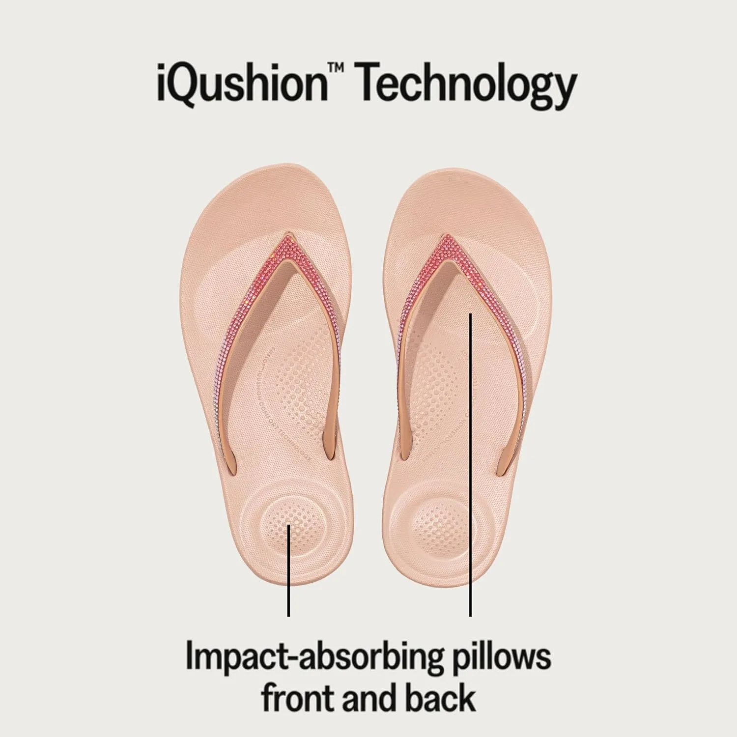 FitFlop Women's Iqushion Sparkle Flip-Flops