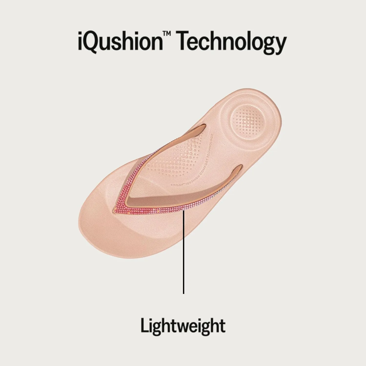 FitFlop Women's Iqushion Sparkle Flip-Flops