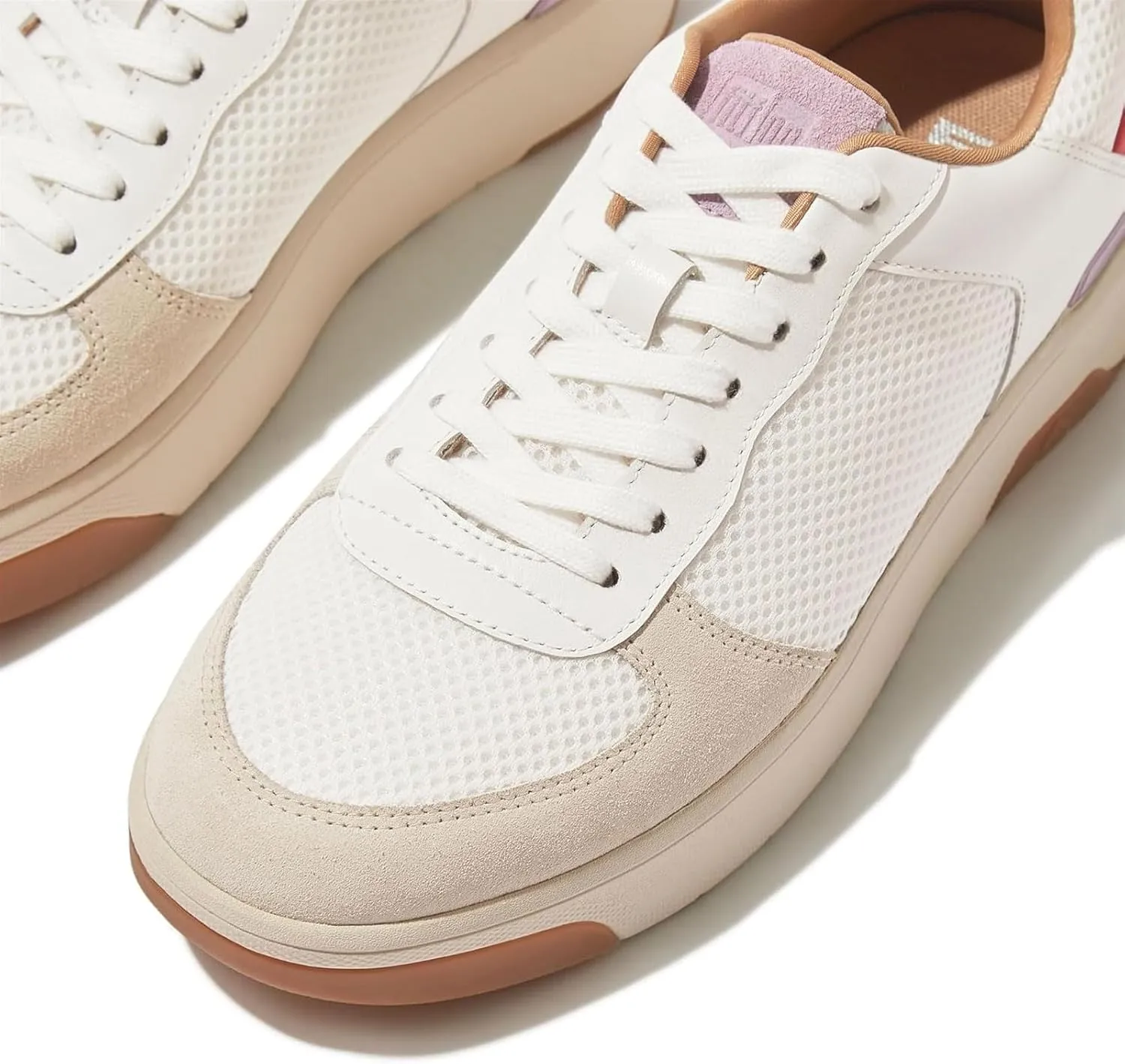 FitFlop Women's Rally Evo Leather/Mesh/Suede Sneakers