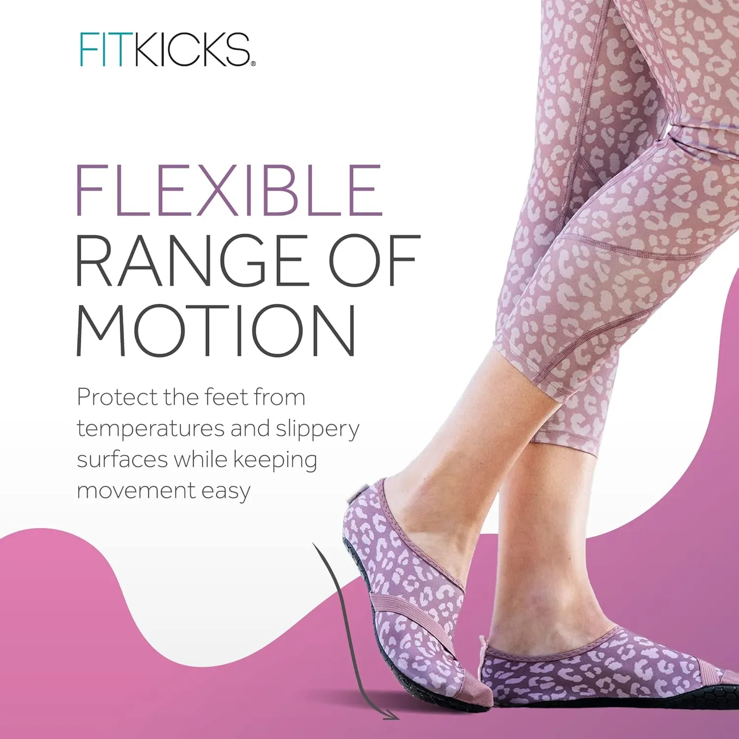 FITKICKS Original Women's Foldable Active Lifestyle Minimalist Footwear Barefoot Yoga Sporty Water Shoes