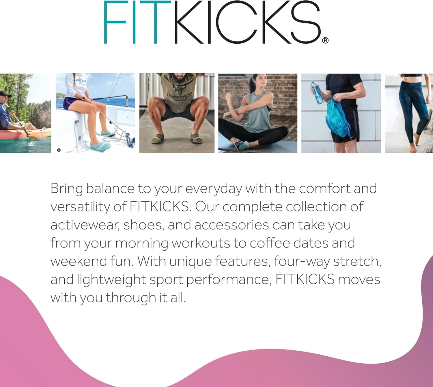FITKICKS Original Women's Foldable Active Lifestyle Minimalist Footwear Barefoot Yoga Sporty Water Shoes