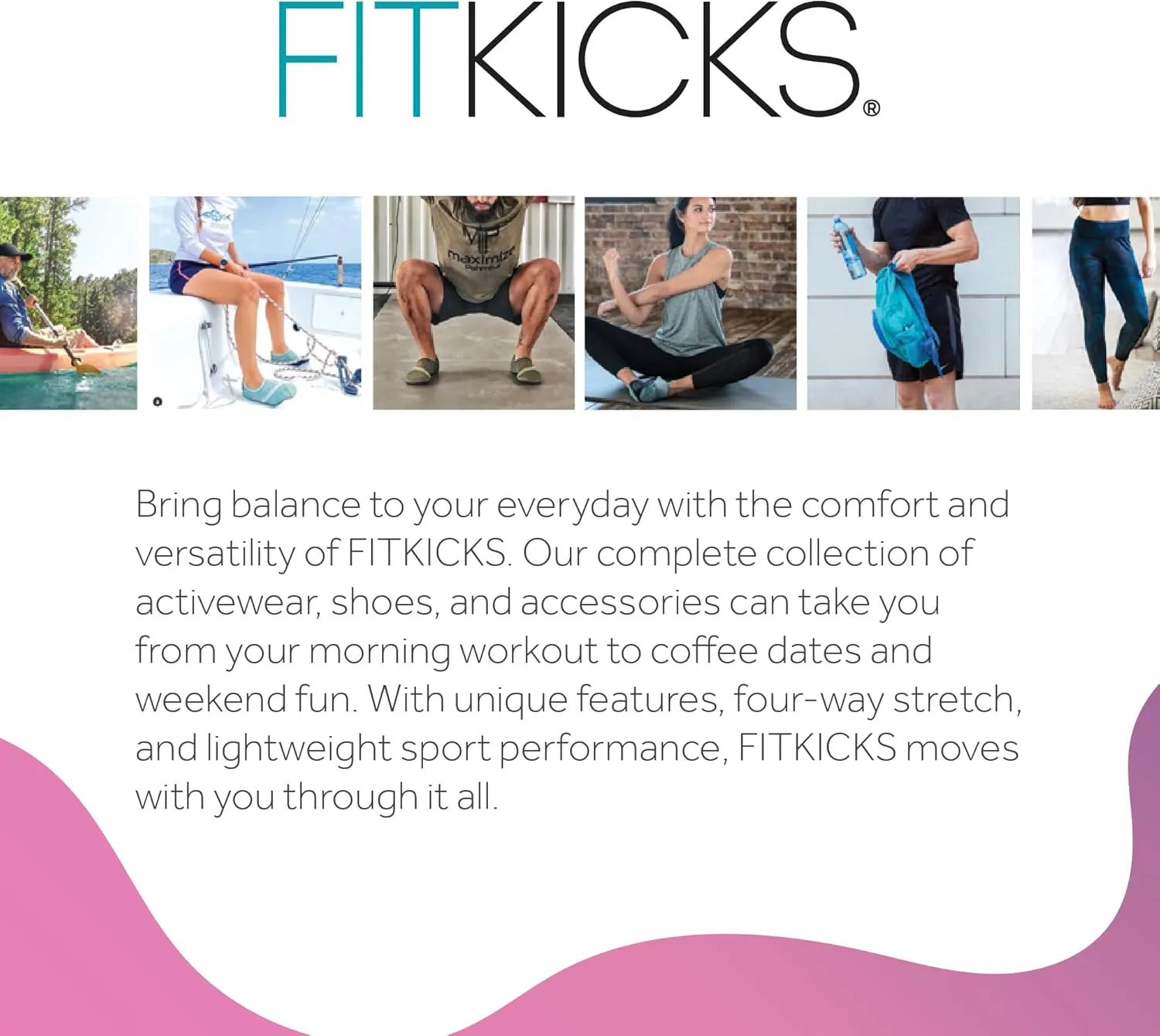 FITKICKS Original Women's Foldable Active Lifestyle Minimalist Footwear Barefoot Yoga Sporty Water Shoes
