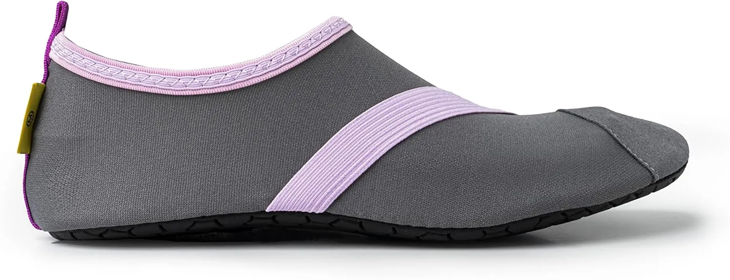 FITKICKS Original Women's Foldable Active Lifestyle Minimalist Footwear Barefoot Yoga Sporty Water Shoes