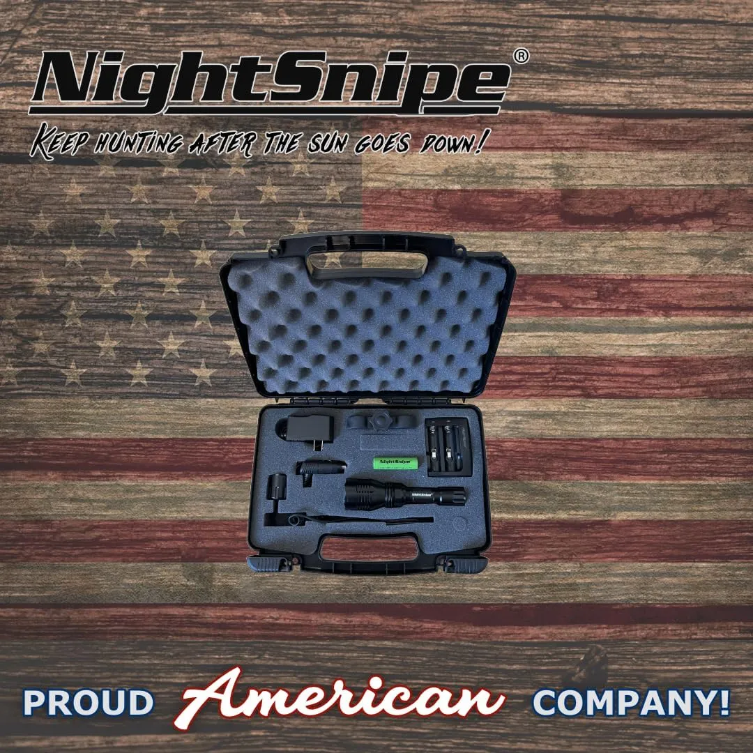 Fixed Beam Hunting Light Kit | Low-High Modes Class-1 | Red/Green/White LED Selection