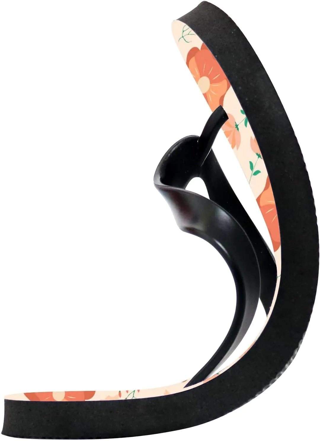 Flip Flops Floral Flowers Leaves Orange Yellow Slide Sandals Summer Beach Slippers Thong Sandal Casual Yoga Mat Flat Slides for Women Men