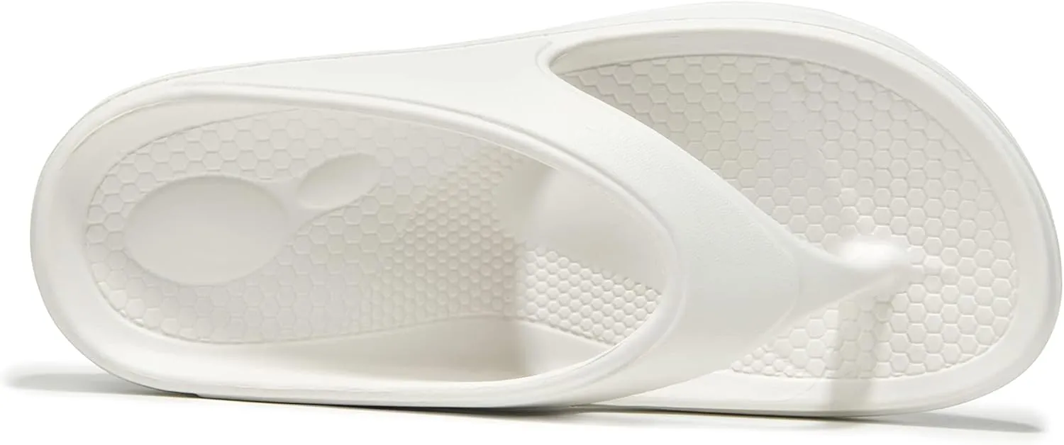 Flip Flops for Women, Orthotic Lightweight Beach Slides Sandals Anti Slip Shower Slippers with Ultra Soft Arch Support Non-Slip