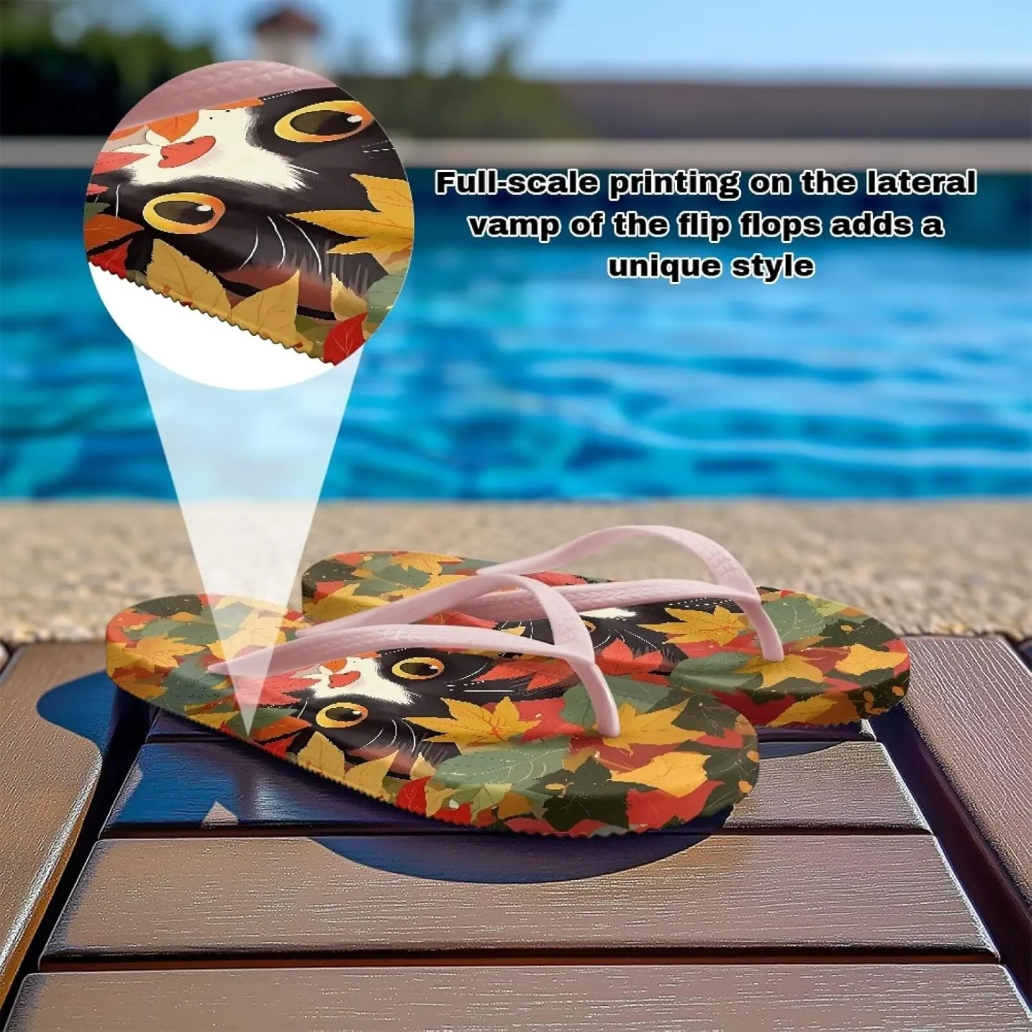 Flip Flops For Women Slip Sole Comfortable Beach Thong Sandals Shower Shoes