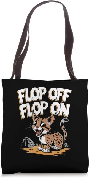 Flop Off Flop Off Caracal Cat Big Floppa Tote Bag