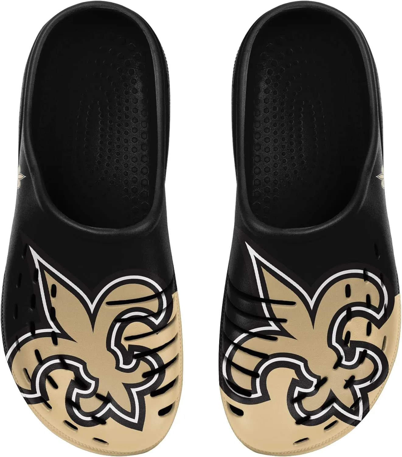 FOCO Men's NFL Team Logo Garden Water Sandals Shoes Slipper Clogs
